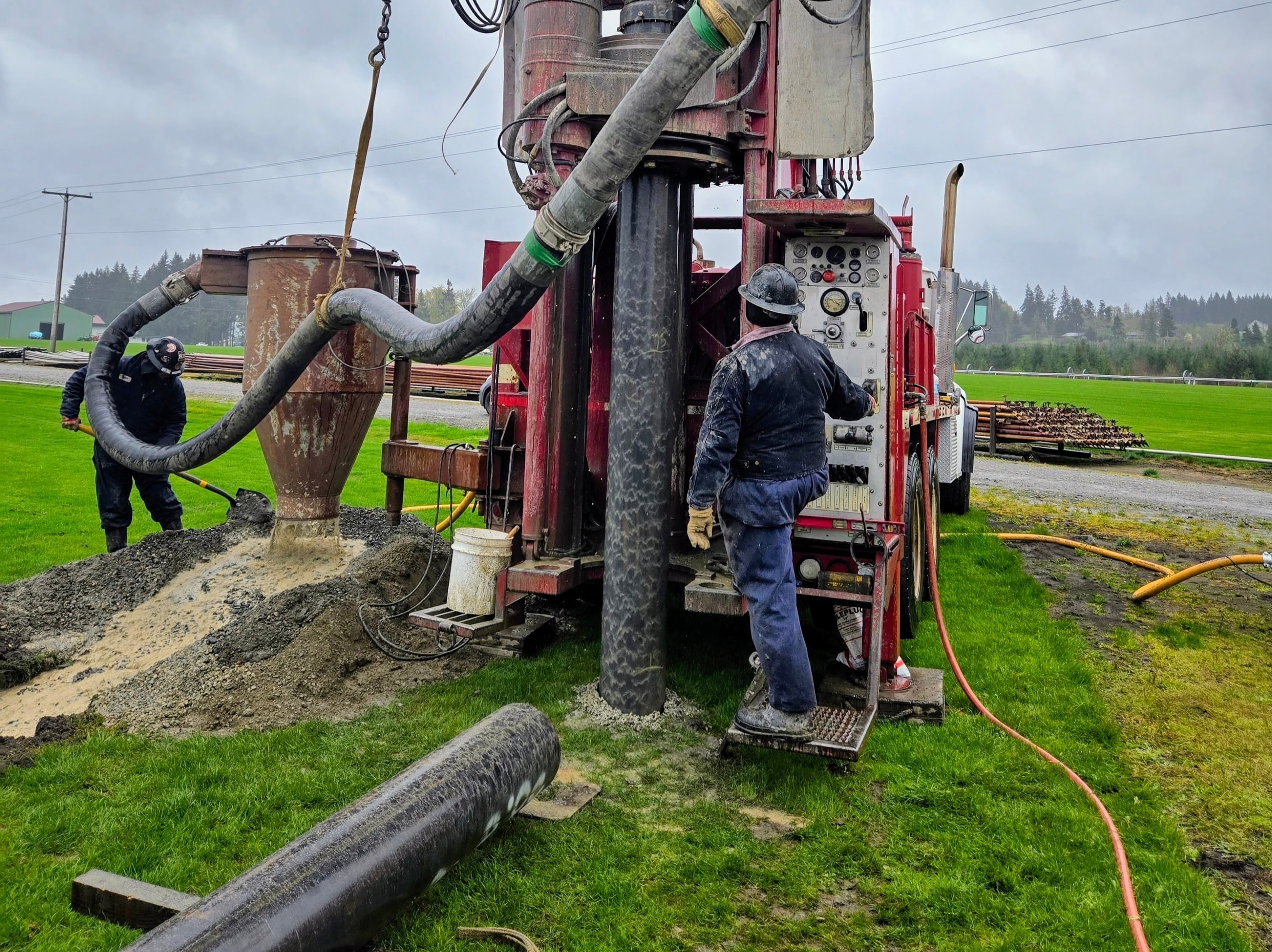 RWD drilling crew on job site